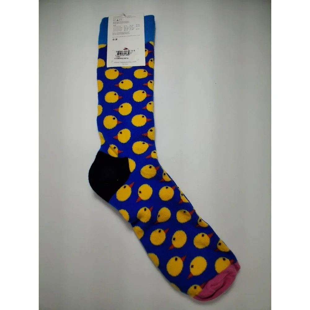 Mens Happy Socks 10-15 Brand New W/Tags  Ducks